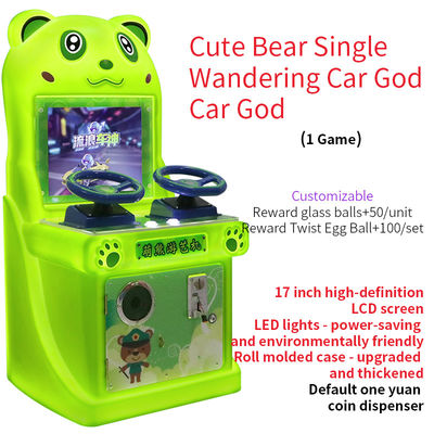 Arcade Race Car Machine Coin Mall Machine Children Wandering Car God Racing Game