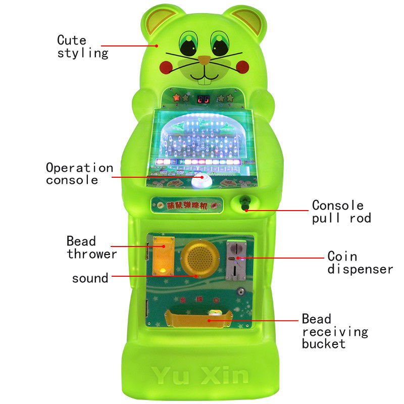 14mm Arcade Pinball Machines Pinball Machine Skill Testing Game For Kids
