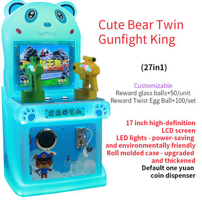 Game Menembak Dua Pemain 17 Inci Mini Arcade Game Mesin Hiburan