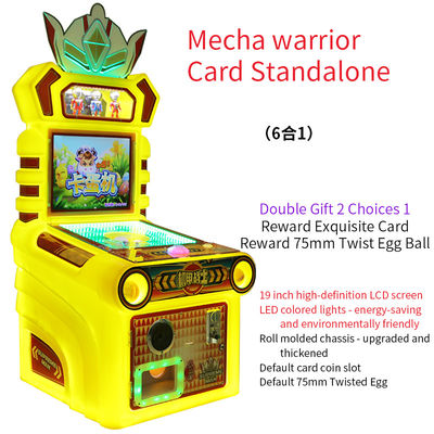 19 inci Anak-anak dan orang dewasa' Arcade Game Mech Warrior Bull Card Machine