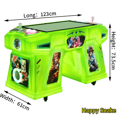 Green coin-op arcade untuk dijual Mesin Arcade Dua Orang Console Game Ular