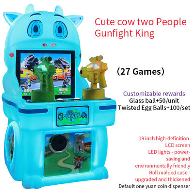 Mesin Arcade yang dioperasikan koin untuk dijual Mesin Twin Gunfight King