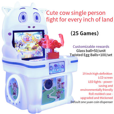 Mesin permainan arcade yang dioperasikan koin untuk anak-anak Orang tunggal harus berjuang