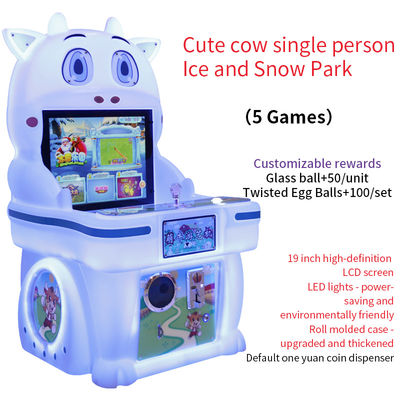 Rocker Game Station LBE VR Gaming dengan Motion Simulator Mesin Ice And Snow Park