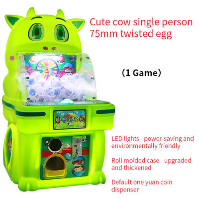 75mm koin-dioperasikan berbentuk telur berputar Arcade Basketball Game Console Cabinet