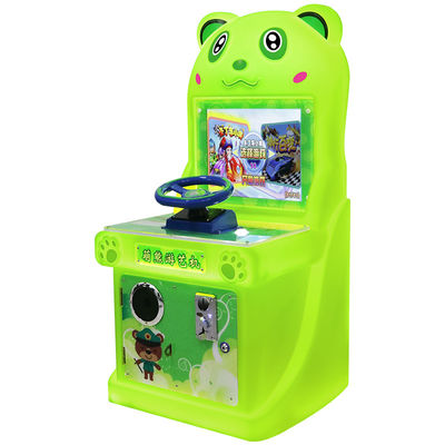 Mesin Game Balap Dua Pemain Koin-Operasi dengan Karakter Beruang Kartun Lucu