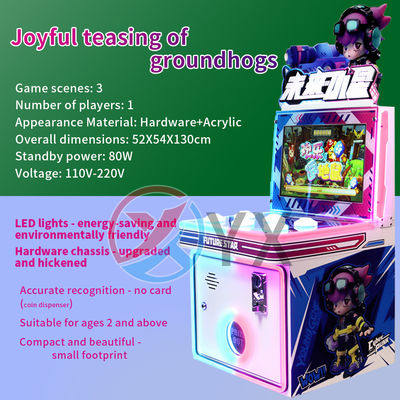 Model Terbaru Game Tombol Untuk Anak-anak Mesin Permainan Beroperasi Koin Menjual Baik Dalam Beberapa Adegan Game