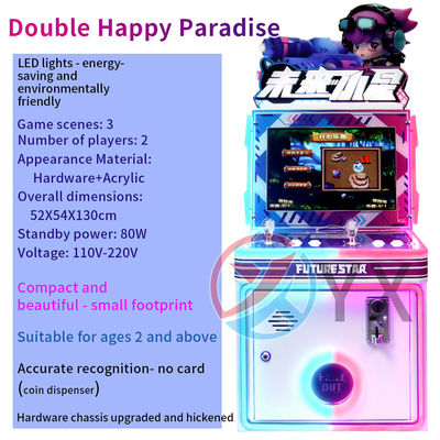 19 Inci Indoor Double-Player Happy Paradise Koin-dioperasikan Mesin Game