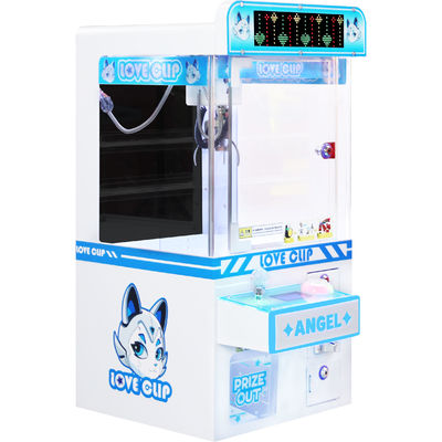LED Mini Claw Machine Plush Toy Crane Mesin Claw Hardware Biru