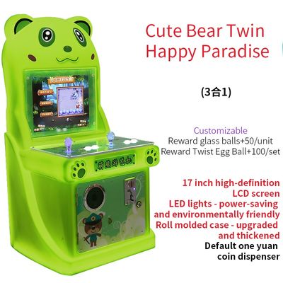 Komersial Indoor Coin-operated Electronic Game Child Joystick Arcade Machine