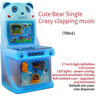 Single-player Mini Arcade Video Game Tabletop Mesin Game yang dioperasikan koin